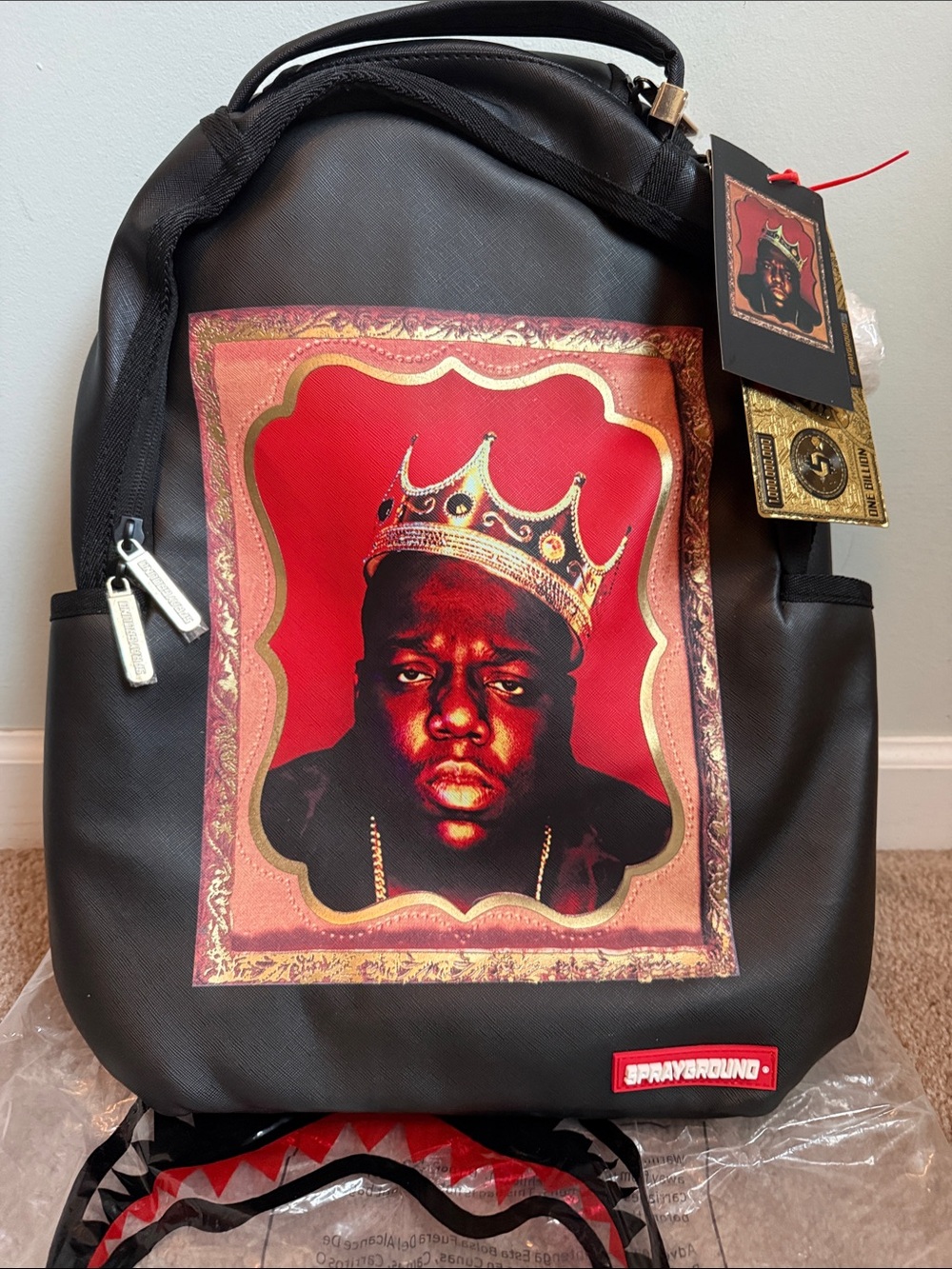 Biggie Sprayground Black Backpack
